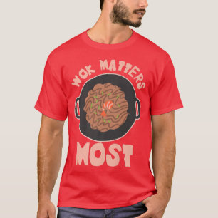 T-shirt cuisine chinoise asiatique wok cuisine nourriture