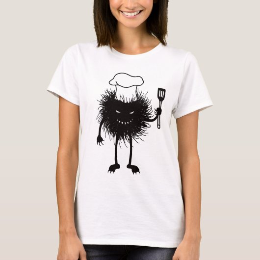 T-shirt Cuisine Créature maléfique Halloween (Devant)
