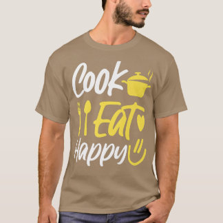 T-shirt Cuisine Cuisine Cuisine Chef Cuisinier Manger Heur