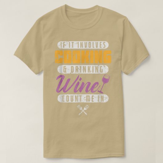 T-shirt Cuisine Cuisine Et Vin (Design devant)