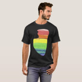 T-shirt Cuisine Cuisine Knife lgbtq (Devant entier)