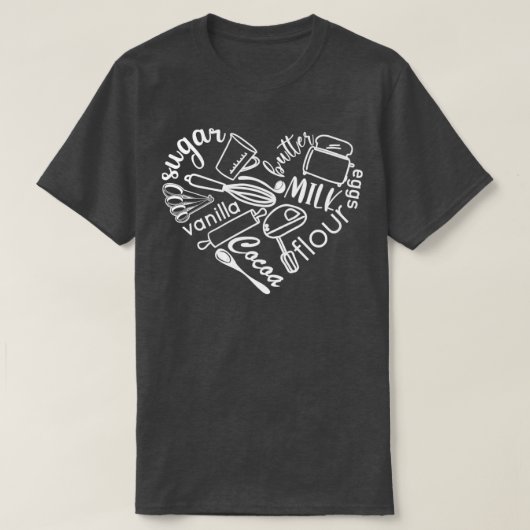 T-shirt Cuisine d'amour (Design devant)