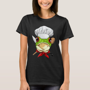 T-shirt Cuisine de chef de grenouille de restaurant culina
