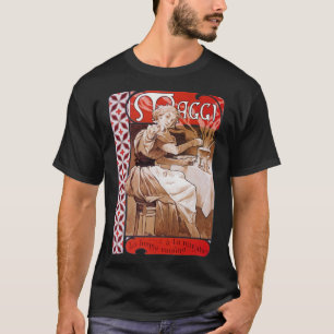 T-shirt Cuisine de femme, Alphonse Mucha
