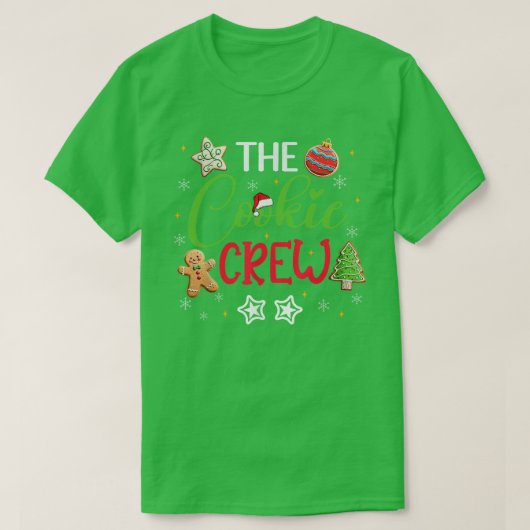 T-shirt Cuisine de Noël de l'équipage de biscuits Enfants (Design devant)