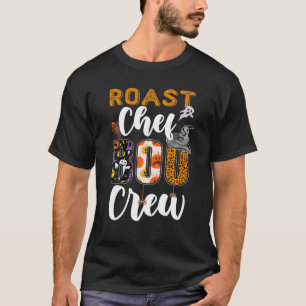 T-shirt Cuisine de rôti du chef Boo Crew Ghost Halloween