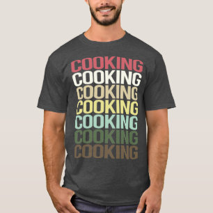 T-shirt Cuisine de texte colorée