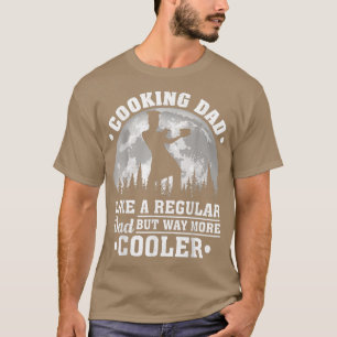 T-shirt Cuisine des hommes papa comme un papa normal drôle