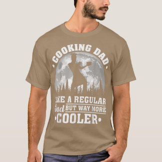 T-shirt Cuisine des hommes papa comme un papa normal drôle