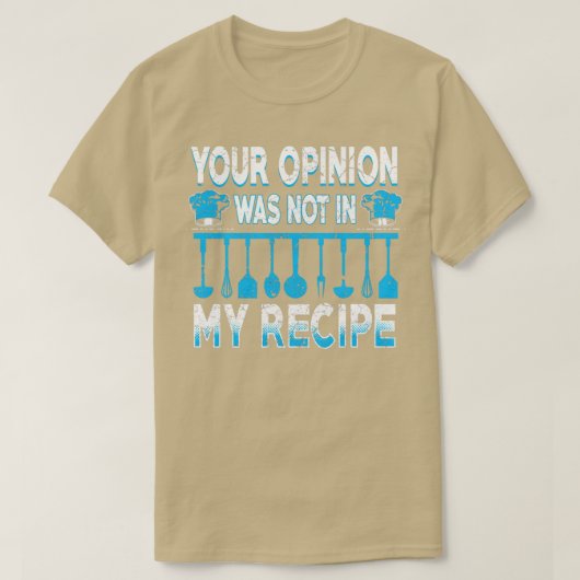 T-shirt Cuisine drôle (Design devant)