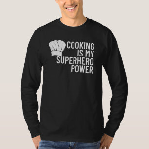 T-shirt Cuisine Est Mon Superhero Power Chef Cook Grill 2