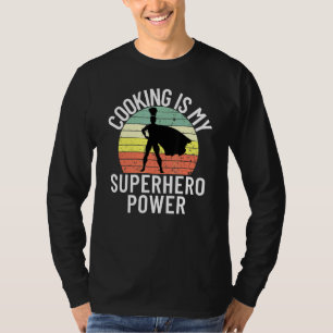 T-shirt Cuisine Est Mon Superhero Power Chef Cook Grill 4