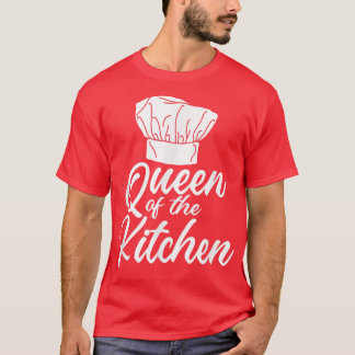 T-shirt Cuisine, Femmes, Reine De La Cuisine, Amusante, Ch