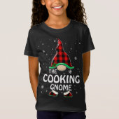 T-Shirt Cuisine Gnome Buffalo Plaid Matching Famille Chris (Devant)