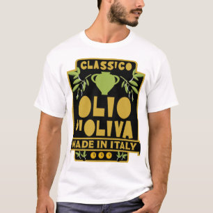 T-shirt Cuisine italienne d'huile d'olive