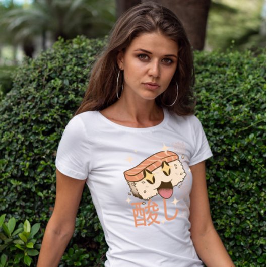 T-shirt Cuisine japonaise Kawaii Sushi
