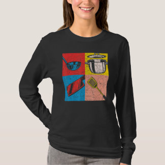 T-shirt Cuisine Repas Hobby Cuisine gastronomique Pop Art 