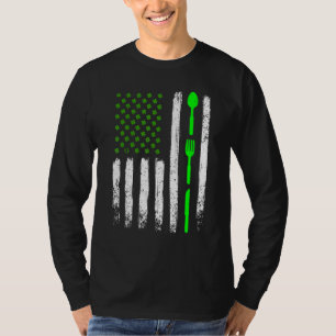 T-shirt Cuisine St Patrick's Day Vintage irlandais américa