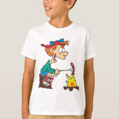 T-shirt Cuisine Sur Un Feu De Campagne (Devant)