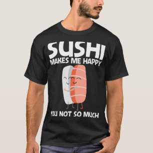 T-shirt Cuisine Sushi Pour Hommes Femmes Cuisine Japonaise