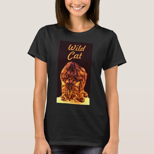 T-SHIRT CUISINE WILD CAT (Devant)