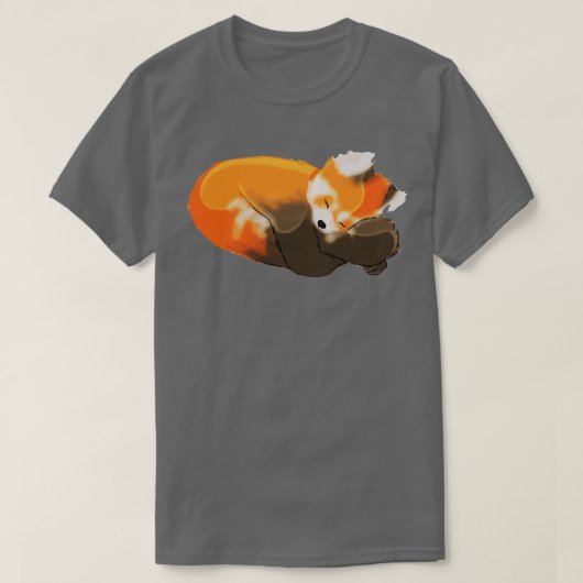 T-shirt Cuisines couchage Red Panda (Design devant)