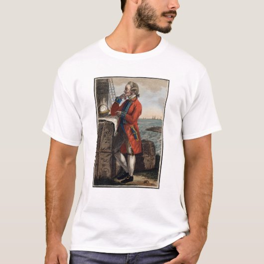 T-shirt cuisinier de capitaine James (Devant)