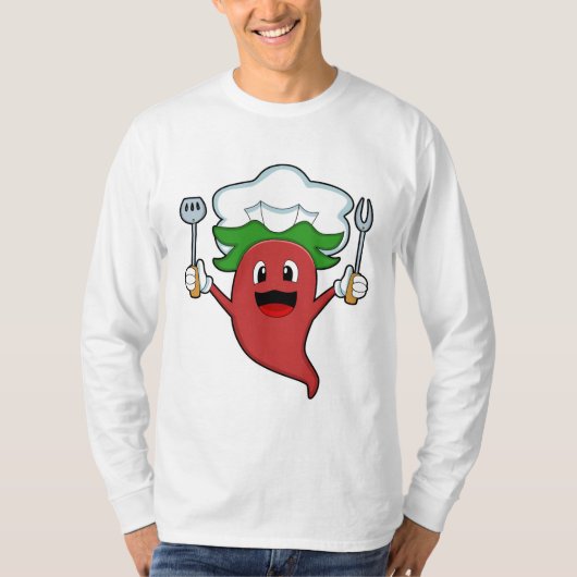 T-shirt Cuisinier de poivre Vegan (Devant)