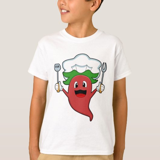 T-shirt Cuisinier de poivre Vegan (Devant)
