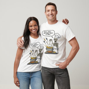 T-shirt Cuisinier Squelette Drôle Art Oups Ce n'est pas un