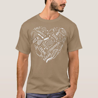 T-shirt Cuisinière au coeur Bake boulangerie Confectionneu