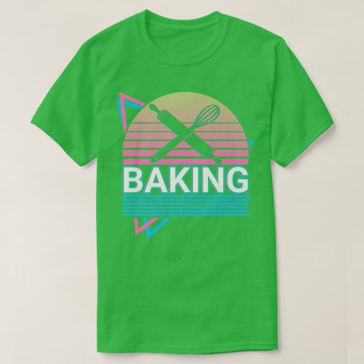 T-shirt Cuisinière Baker Retro (Design devant)