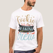 T-shirt Cuisinière Cuisine Écran Noël Famille de Noël (Devant)