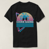 T-shirt Cuisinière de biscuits Baker Retro (Design devant)