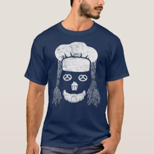 T-shirt Cuisinière de pain et pâtisserie Baker Face Distre