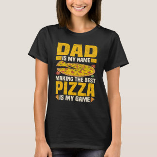 T-shirt Cuisinière Italienne Expert Hobby Pizza Maker