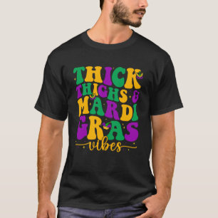 T-shirt Cuisses épaisses et ambiance Mardi Gras Drôle de M