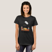 T-shirt Cuisson de chat noir parce que le meurtre est une  (Devant entier)