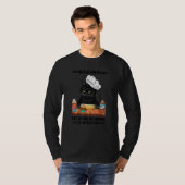 T-shirt Cuisson de chat noir parce que le meurtre est une (Devant entier)