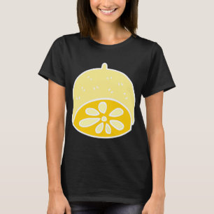 T-shirt Cuisson Jaune Alimentation Citron Fruit Dessin Kaw