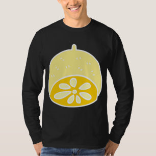 T-shirt Cuisson Jaune Alimentation Citron Fruit Dessin Kaw