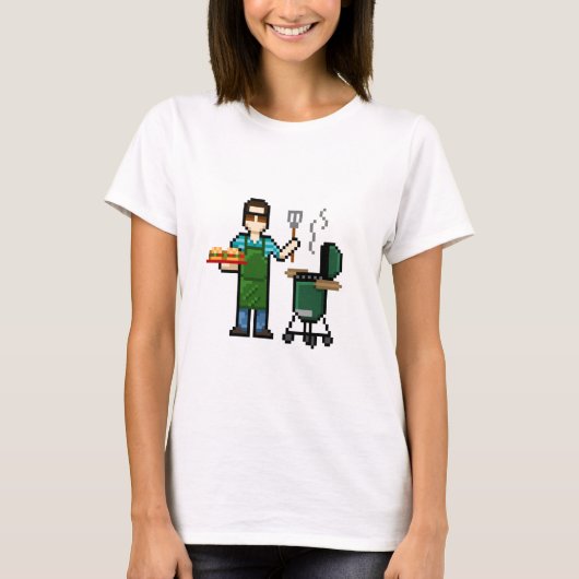 T-shirt Cuisson sur le gril de BGE (Devant)