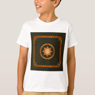 T-shirt Cuivre Atlantean de ciel sur le cuir vert