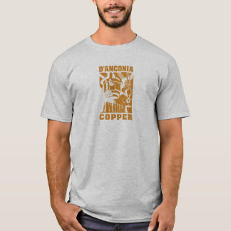 T-shirt cuivre de d'Anconia/logo de cuivre