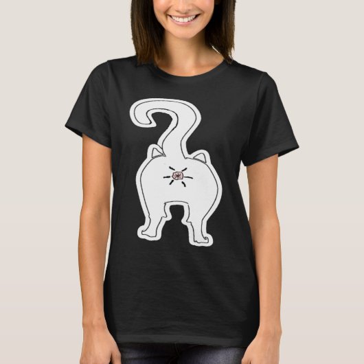 T-shirt Cul de chat Animal (Devant)