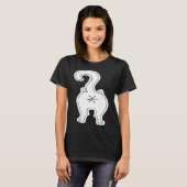 T-shirt Cul de chat Animal (Devant entier)