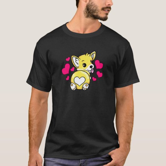 T-shirt Cul de Corgi Fessier de Corgi (Devant)