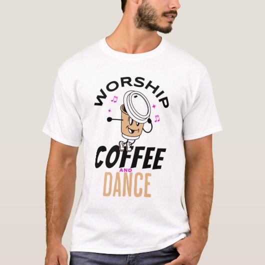 T-shirt culte café et danse (Devant)