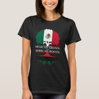 T-shirt Cultivé au Mexique avec des racines africaines