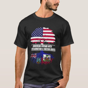 T-shirt Cultivé en Amérique avec le patrimoine du drapeau